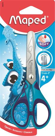 MAPED Olló, iskolai, 13 cm, MAPED "Essentials Soft"