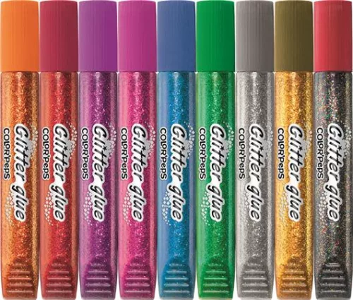 MAPED Csillámos ragasztó, MAPED "Color'Peps", 9 különböző szín