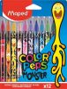 MAPED Filctoll készlet, 2,8 mm, kimosható, MAPED "Color'Peps Monster" 12 különböző szín