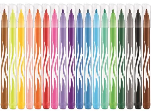MAPED Filctoll készlet, 2,8 mm, kimosható, MAPED "Color'Peps Jungle", 18 különböző szín