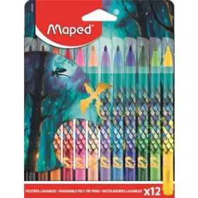   MAPED Filctoll készlet, 2,8 mm, kimosható, MAPED „Dragon sárkány”, 12 különböző szín