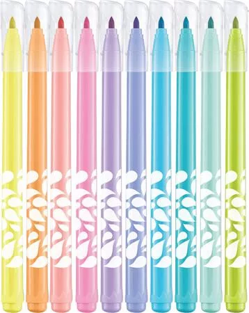 MAPED Filctoll készlet, 2,8 mm, kimosható, MAPED "Color'Peps Pastel", 10 különböző pasztell szín