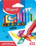   MAPED Zsírkréta, MAPED "Color'Peps Wax", 12 különböző szín