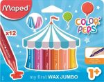Zsírkréta MAPED Color Peps Maxi Wax 12 szín
