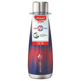   MAPED PICNIK Termosz, duplafalú, 500 ml, rozsdamentes acél, MAPED PICNIK "Concept Adult", kék-piros nyomat