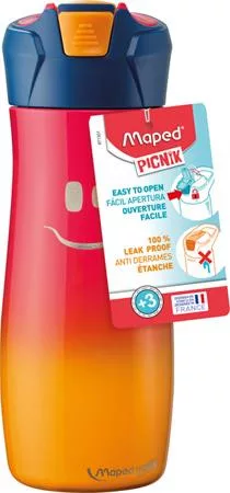 MAPED PICNIK Kulacs, 580 ml, rozsdamentes acél, MAPED PICNIK "Concept Kids", pink