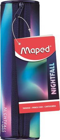 MAPED Tolltartó, henger alakú, cipzáras, MAPED "Nightfall"