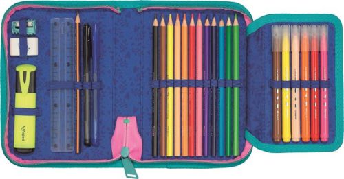 MAPED Tolltartó, töltött, klapnis, cipzáras, MAPED, trópusi