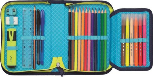 MAPED Tolltartó, töltött, klapnis, cipzáras, MAPED, foci