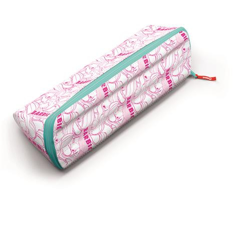 MAPED BB Tolltartó, háromszög alakú, kifordítható, cipzáras, MAPED "Barbie Open XXL"