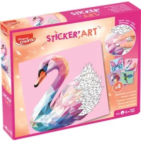   MAPED CREATIV Kreatív matricás készlet, különleges állatok, MAPED CREATIV "Sticker' Art"