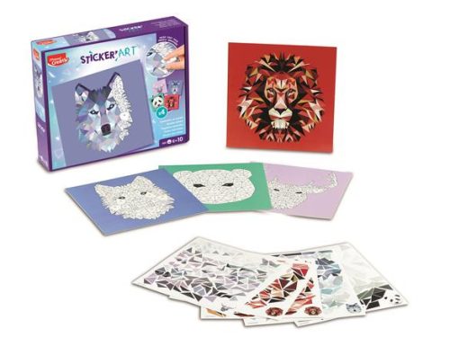 MAPED CREATIV Kreatív matricás készlet, állatok, MAPED CREATIV "Sticker' Art"