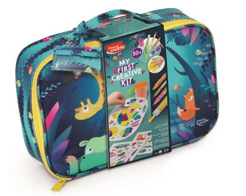 MAPED CREATIV Kreatív bőrönd, kiegészítőkkel, 50 darabos, MAPED CREATIV "Jungle Fever"