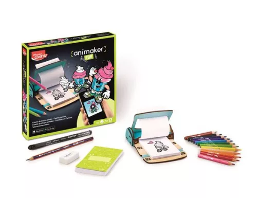 MAPED CREATIV Animációkészítő készlet applikációval, Pop mini, MAPED CREATIV "Animaker Flip"