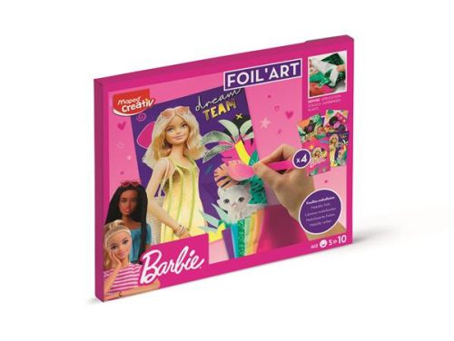 MAPED CREATIV Fóliás képkészítő készlet, MAPED CREATIV "Barbie Foil'Art"