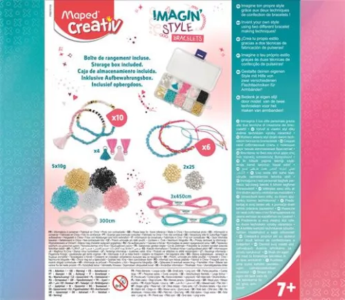 MAPED CREATIV Karkötő készítő készlet, MAPED CREATIV "Imagin' Style"