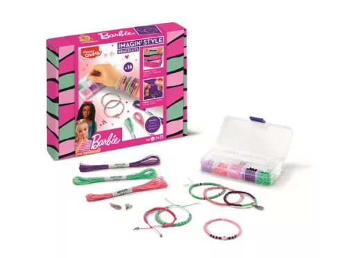 MAPED CREATIV Karkötő készítő készlet, MAPED CREATIV "Barbie Imagin'Style"