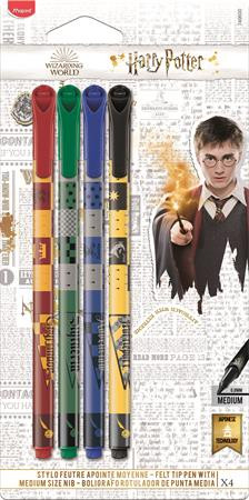 MAPED HP Filctoll készlet, MAPED "Harry Potter Teens", 4 különböző szín