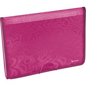   PANTA PLAST Harmonikamappa, A4, 6 részes, PP, gumis, PANTA PLAST "Tai Chi", málna