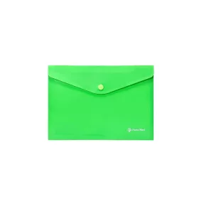   PANTA PLAST Irattartó tasak, A5, PP, patentos, PANTA PLAST, neon zöld