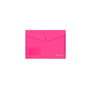   PANTA PLAST Irattartó tasak, A5, PP, patentos, PANTA PLAST, neon pink