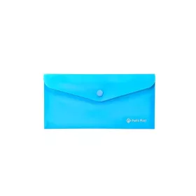   PANTA PLAST Irattartó tasak, DL, PP, patentos, PANTA PLAST, neon kék