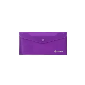   PANTA PLAST Irattartó tasak, DL, PP, patentos, PANTA PLAST, neon lila