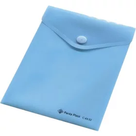   PANTA PLAST Irattartó tasak, A6, PP, patentos, 160 mikron, PANTA PLAST, pasztellkék