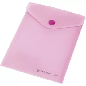   PANTA PLAST Irattartó tasak, A6, PP, patentos, 160 mikron, PANTA PLAST, pasztell rózsaszín