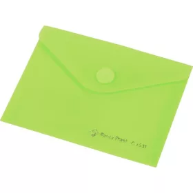   PANTA PLAST Irattartó tasak, A7, PP, patentos, 160 mikron, PANTA PLAST, pasztellzöld