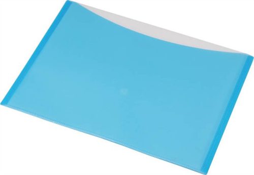 PANTA PLAST Irattartó tasak, A4, PP, patentos, két zsebes, 200 mikron, PANTA PLAST, kék