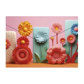   PANTA PLAST Irattartó tasak, A5 PP, patentos, 180 mikron, PANTA PLAST "Modern Flowers"