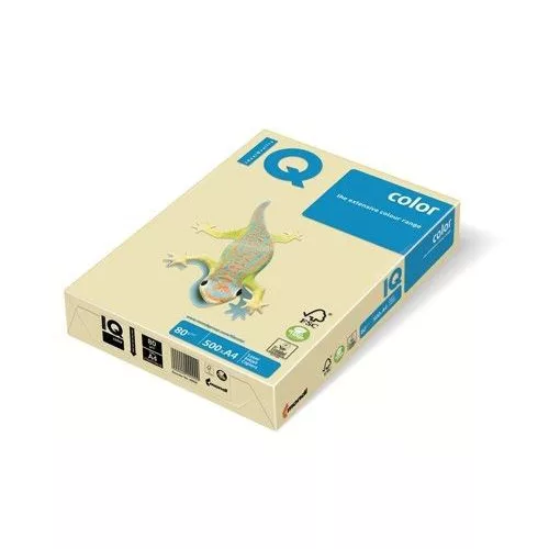 Másolópapír, színes, A3, 80g. IQ CR20 500ív/csomag, pasztell krém