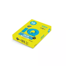   Másolópapír, színes, A4, 80g. IQ 500ív/csomag, neon sárga