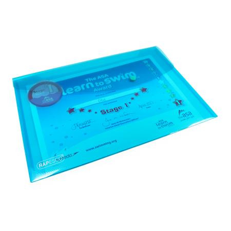 RAPESCO Irattartó tasak, A4+, PP, patentos, RAPESCO "Eco", vegyes csillogó színek