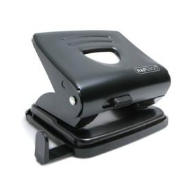   RAPESCO Lyukasztó, kétlyukú, 25 lap, fém, RAPESCO "825", fekete