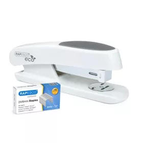   RAPESCO Tűzőgép, 24/6, 20 lap, antibakteriális, RAPESCO "Germ-Savvy ECO Sting Ray", fehér