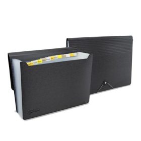   RAPESCO Harmonikamappa, A4, PP, 13 rekeszes, RAPESCO "Germ-Savvy™", matt fekete