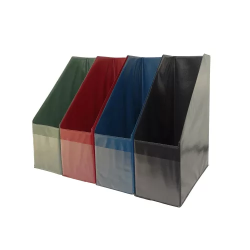 Iratpapucs 9cm, PVC lapraszerelt Bluering®, fekete