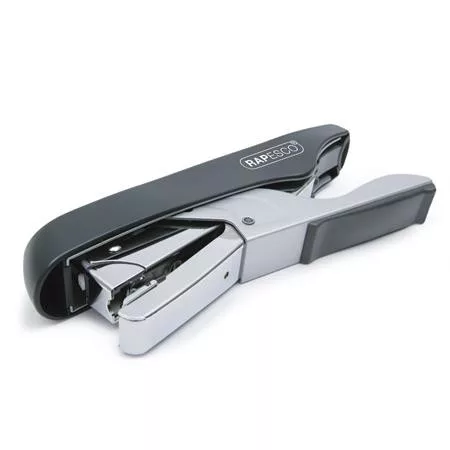 RAPESCO Tűzőgép, kézi, 24/6-8, 26/6-8, 45 lap, könnyített tűzés, RAPESCO "Eco Whale", króm