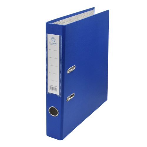 Iratrendező A4, 5cm, két oldalt PP borítás,lapraszerelt, Bluering® Premium kék