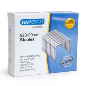 RAPESCO Tűzőkapocs, 23/20, horganyzott, RAPESCO