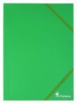 VICTORIA Gumis mappa, 15 mm, PP, A4, VICTORIA, zöld