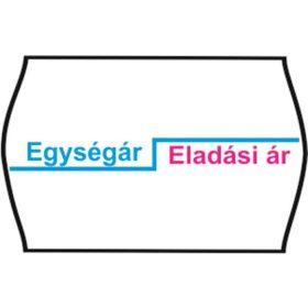 . Árazószalag, feliratos, 25x16, Egységár/Eladási ár