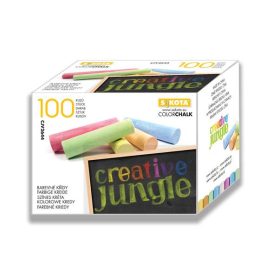 . Táblakréta, kerek, "Creative Jungle", színes