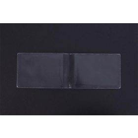 . Diák- és igazolványtartó, 2 lapos, PVC, átlátszó