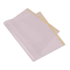   Könyvborító narancsos öntapadó csíkkal 45x25 cm 70 mikronos