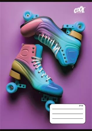 COOL BY VICTORIA Füzet, tűzött, A5, kockás, 32 lap, COOL BY VICTORIA "Pop Stars", "27-32"