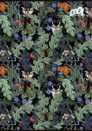 COOL BY VICTORIA Füzet, tűzött, A4, vonalas, 80 lap, COOL BY VICTORIA "Timeless Nature"