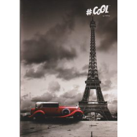  Füzet tűzött A4 sima 96 lap COOL BY VICTORIA "Big city" Paris